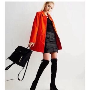 Vince Camino Women’s Red Coat Size Medium MSRP $300